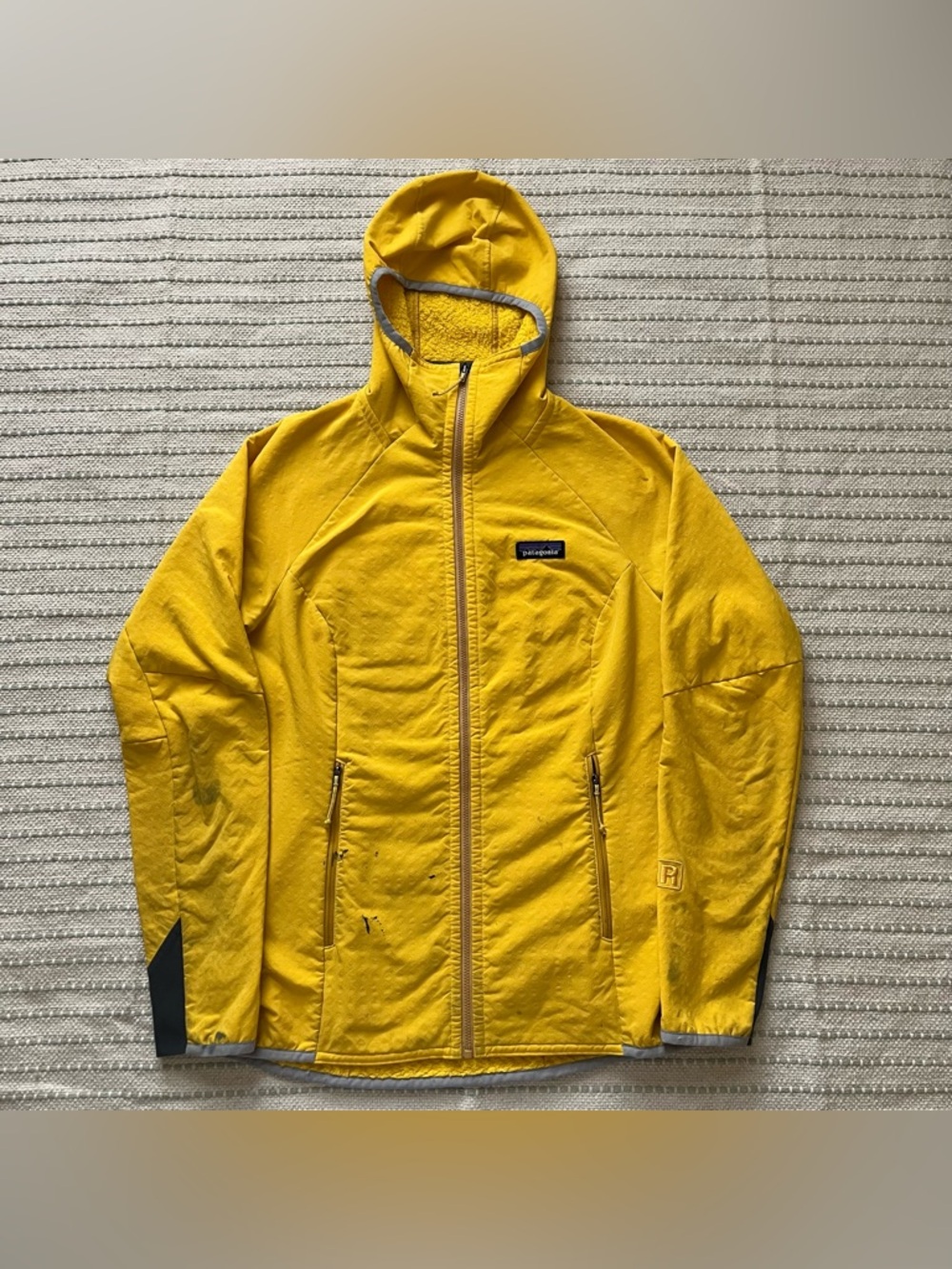 Patagonia Yellow Hooded Jacket